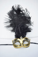 Venetian Style with 3 feather Mask