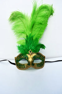 Venetian Style with 3 feather Mask