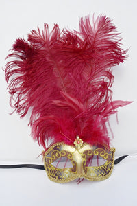 Venetian Style with 3 feather Mask