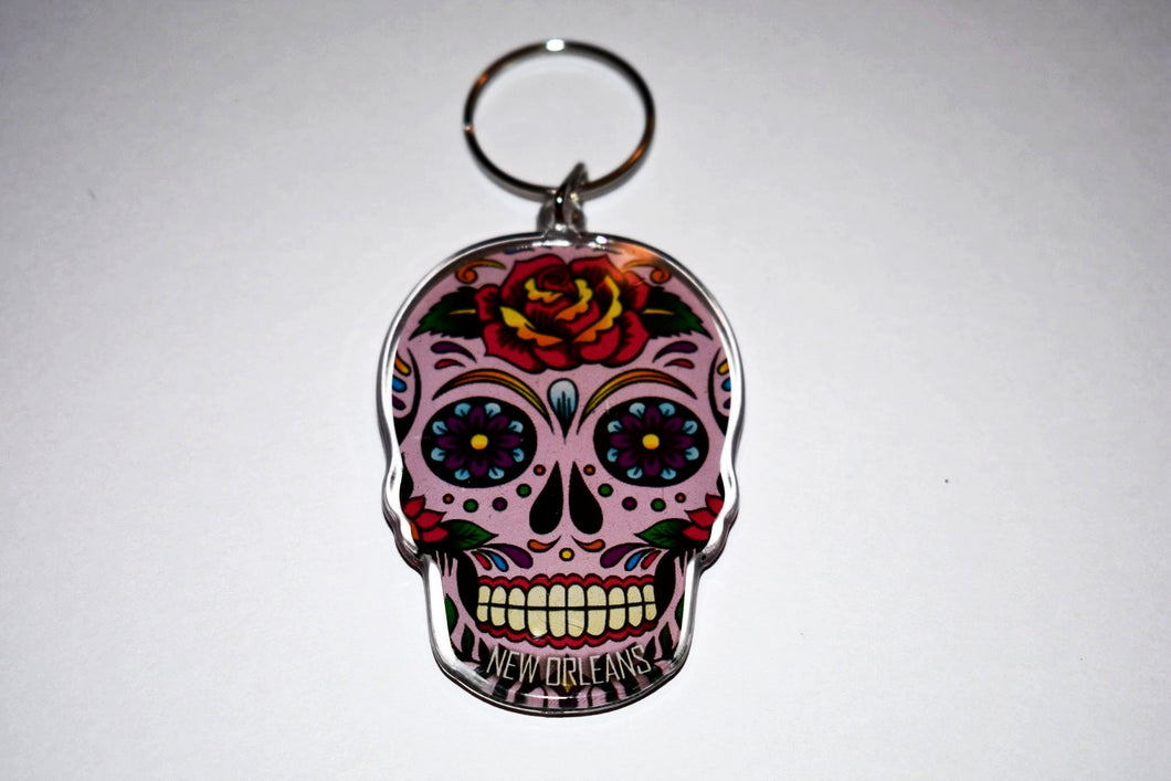 Sugar Skull Keychain