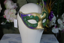 Mardi Gras Venetian Horn Style Mask