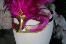 Venetian Style with 3 feather Mask