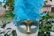 Venetian Style with 3 feather Mask