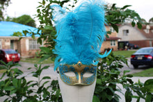 Venetian Style with 3 feather Mask