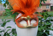 Venetian Style with 3 feather Mask