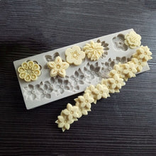 NEW Flowers A Variety of Fondant Silicone Mold DIY Cake Circumference Mold Soft Candy Mold Fondant Cake Decorating Tool Kitchen