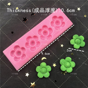 NEW Flowers A Variety of Fondant Silicone Mold DIY Cake Circumference Mold Soft Candy Mold Fondant Cake Decorating Tool Kitchen