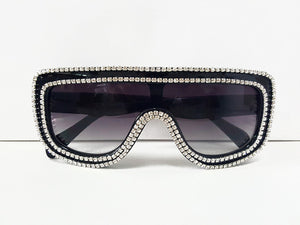 ROYAL GIRL High quality Luxury Women Jewelry Sunglasses Rhinestones Rim Designs Sun glasses ss378